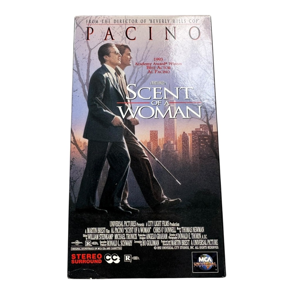 Scent of a Woman VHS Movie 1993 Al Pacino Academy Award Winner MCA‎ Universal